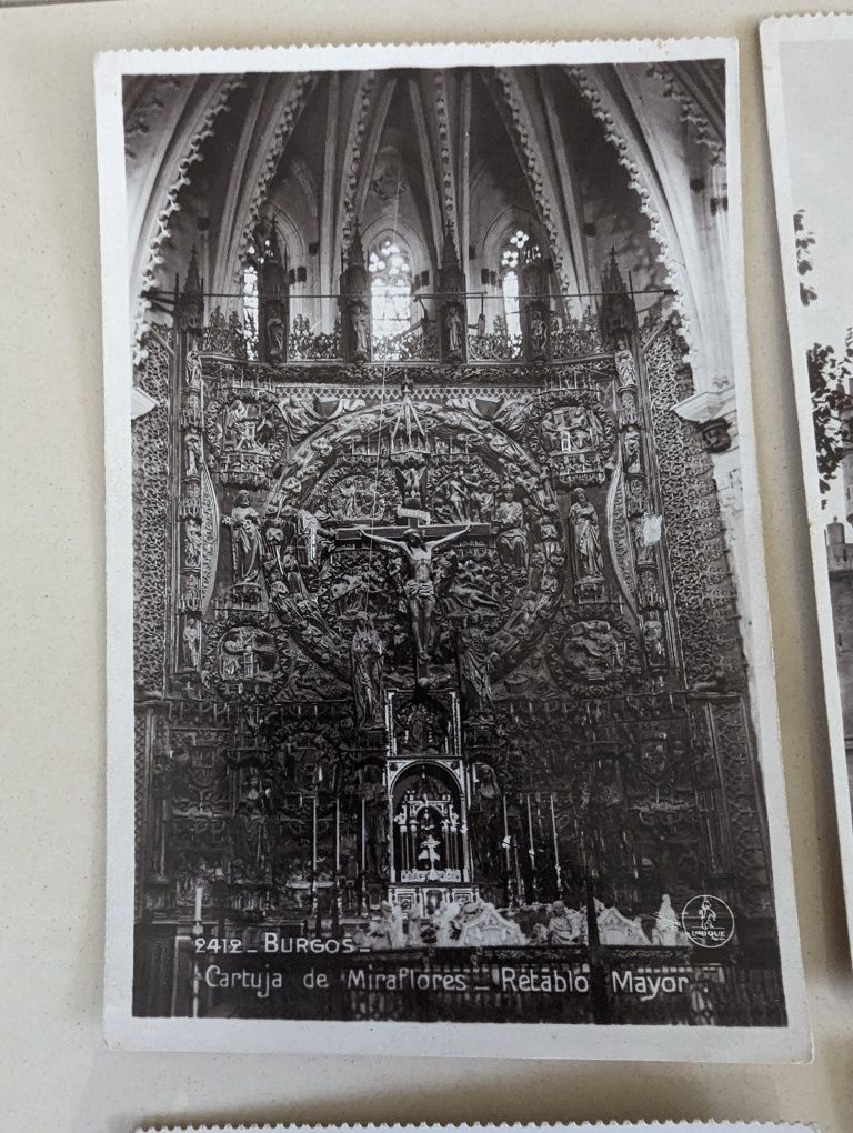 Widokówki Hiszpania przedwojenne pocztówki Burgos