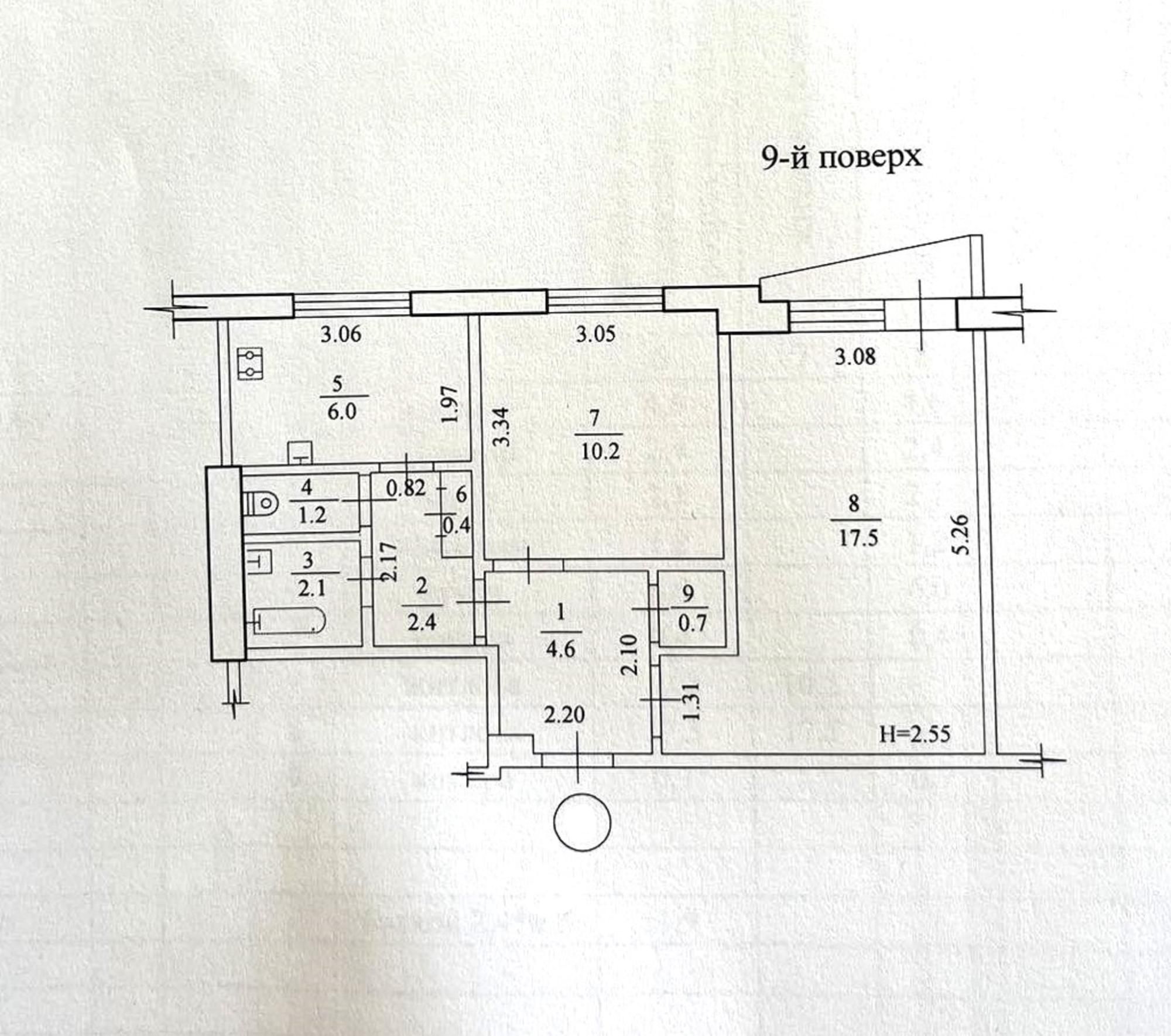 Продам 2-кім. квартиру пр-т Ювілейний 53, район ТРК Україна, Салтівка