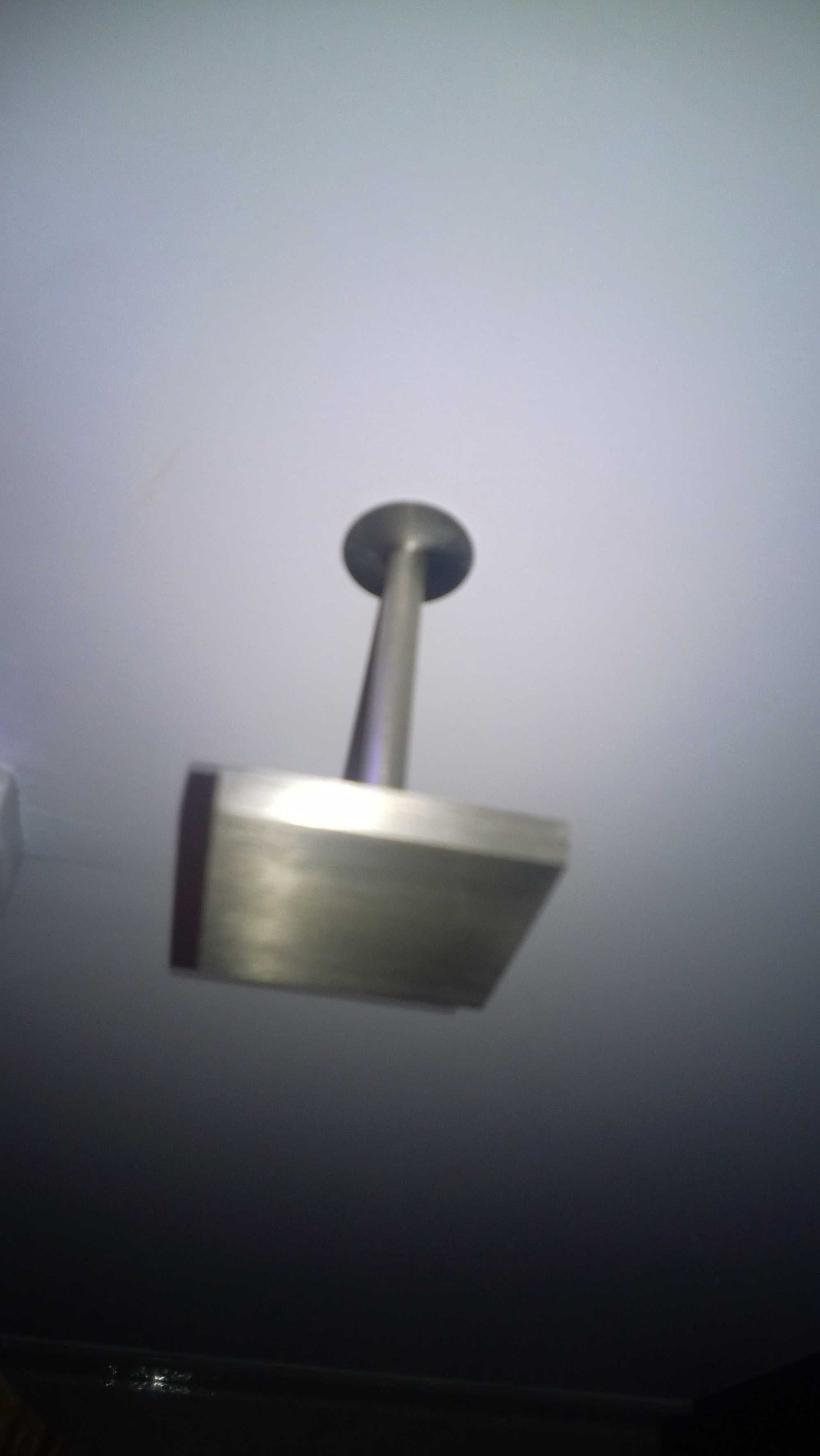 Conjunto 2 suportes para prender cortinados em inox, novos