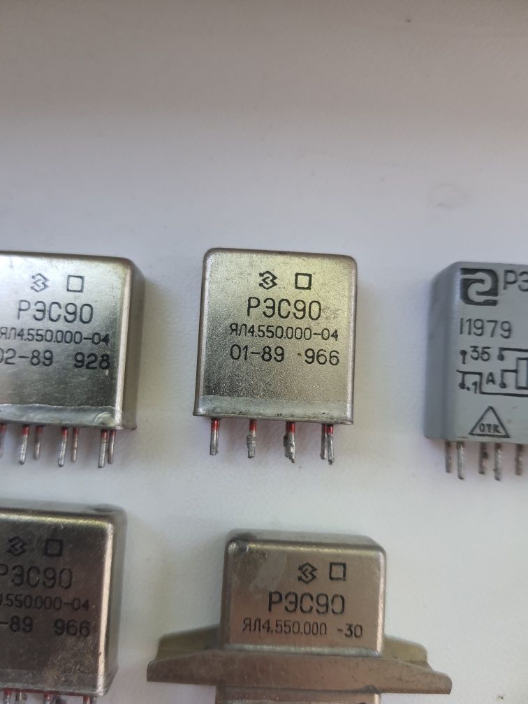 Реле РЭС-90, РЭС-47, РЭС-55, РЭС-53, РЭН-33
