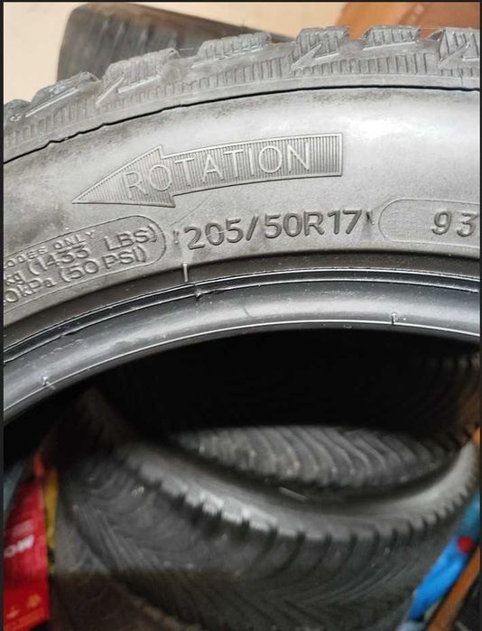 Opony 205/50/17 Michelin zimowe 2017