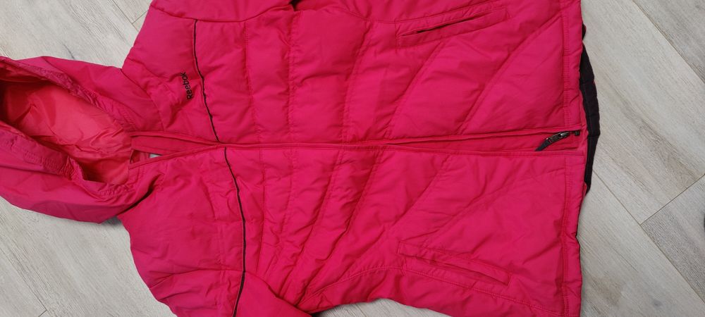 Пуховик Reebok розовый