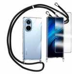 Przezroczyste Etui ze sznurkiem do Blackview A200 Pro  folia ochronna