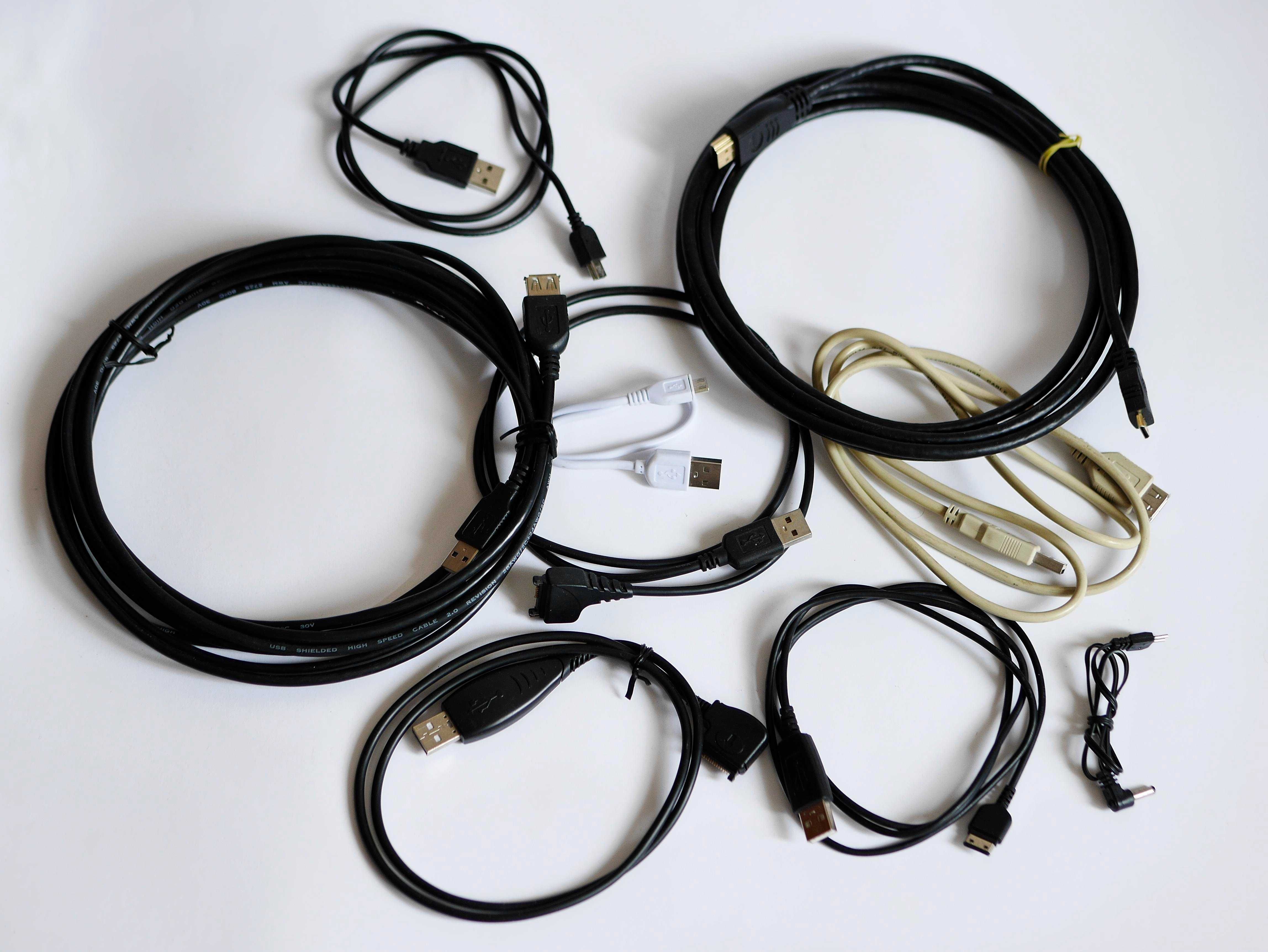 Кабели USB, HDMI, miniHDMI, microUSB, Nokia и др.