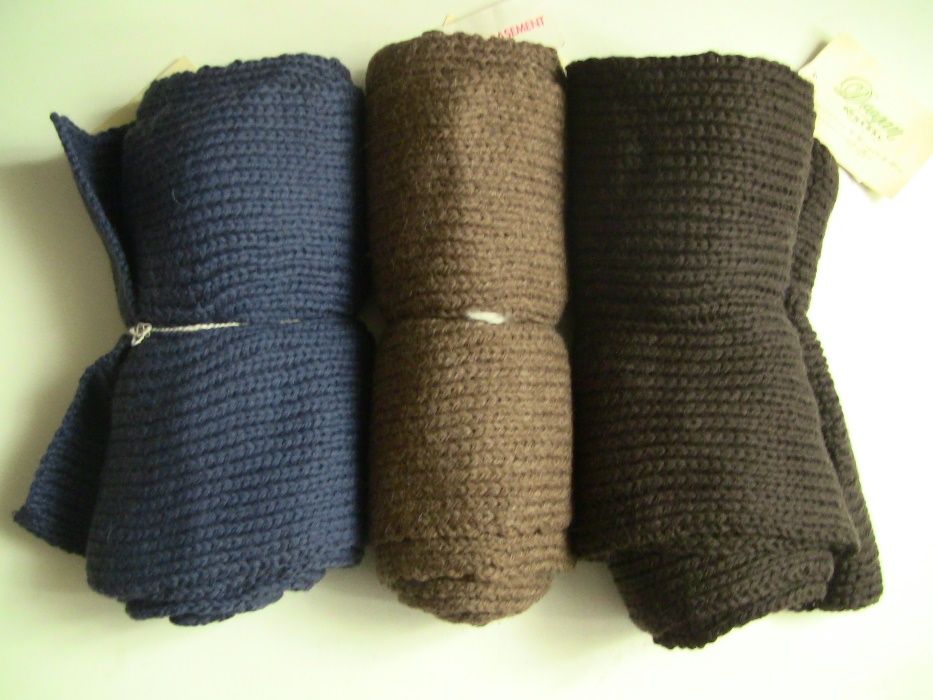 Новый мужской шерстяной ирландский шарф ручной вязки