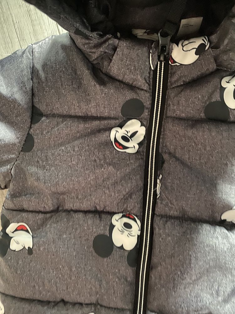 Kurtka zimowa H&M r80 Myszka miki