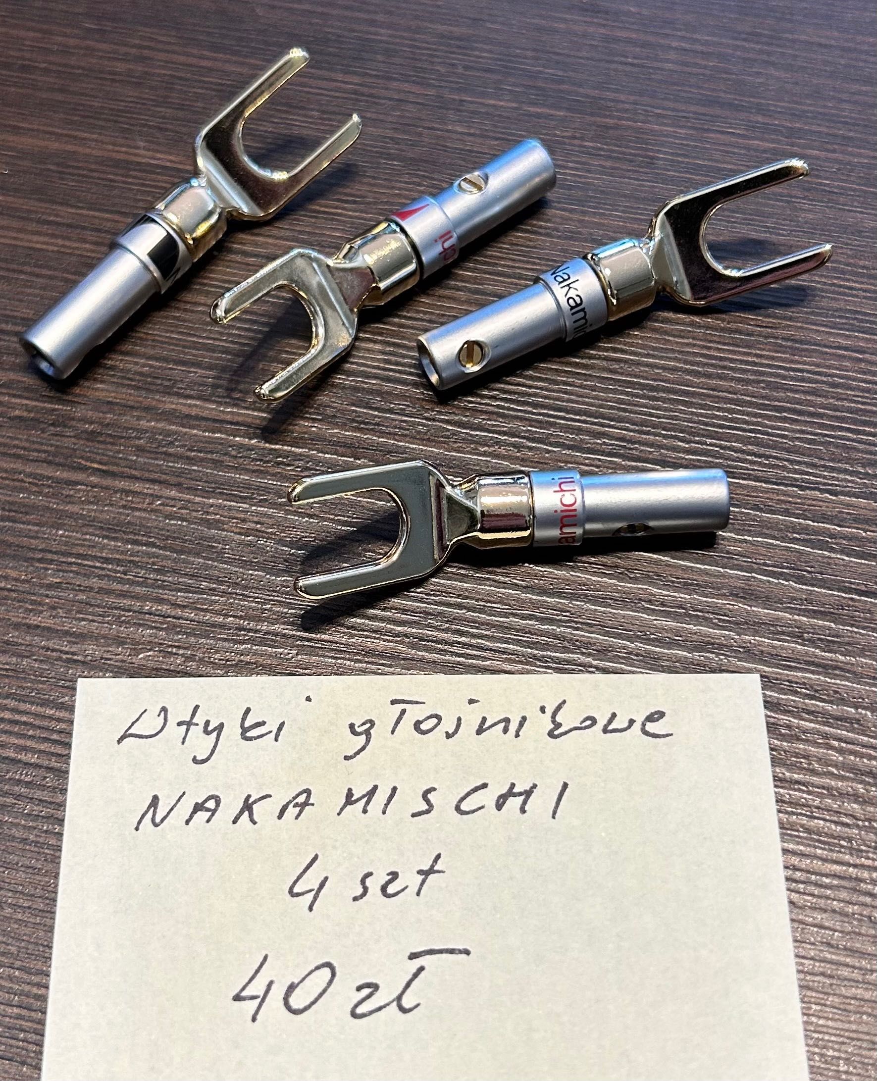 Przewody RCA, wtyki głośnikowe
