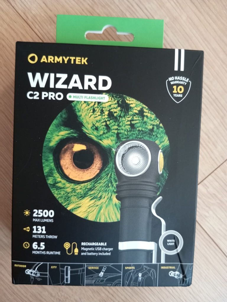 latarka ARMYTEK Wizard C2 Pro 2500 l