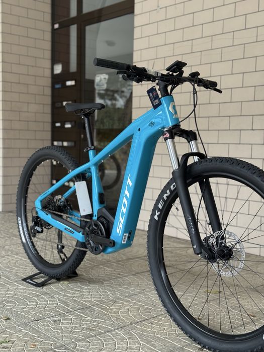 Bicicleta eletrica Scott Aspect eride 930 azul