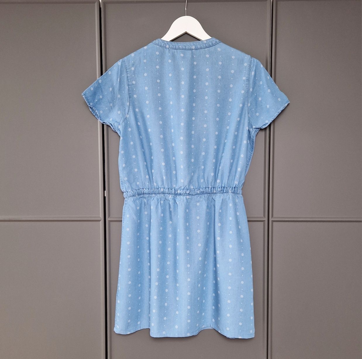 Letnia jeansowa niebieska sukienka r. 38 / 40