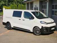 Citroën JUMPY L3 Holenderka 6-miejsc  Climatronic Tempomat Navi CarPlay AndroidAuto Pdc HAK ASO Łopatki F1