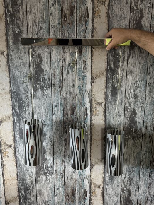 Nowoczesny żyrandol wiszący – 3 punktowe oświetlenie