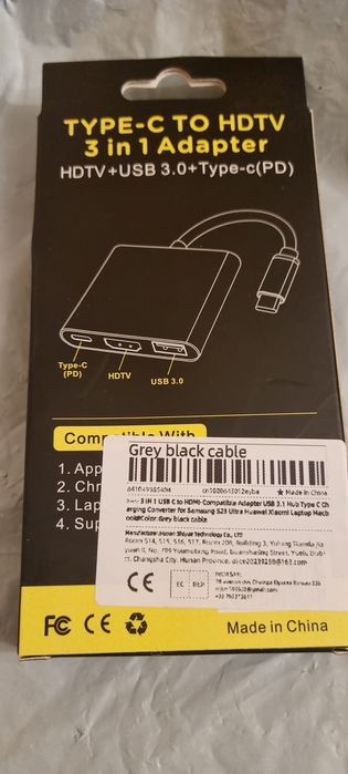 USB - C przejściówka. USB HUB USB typ C to HDMI