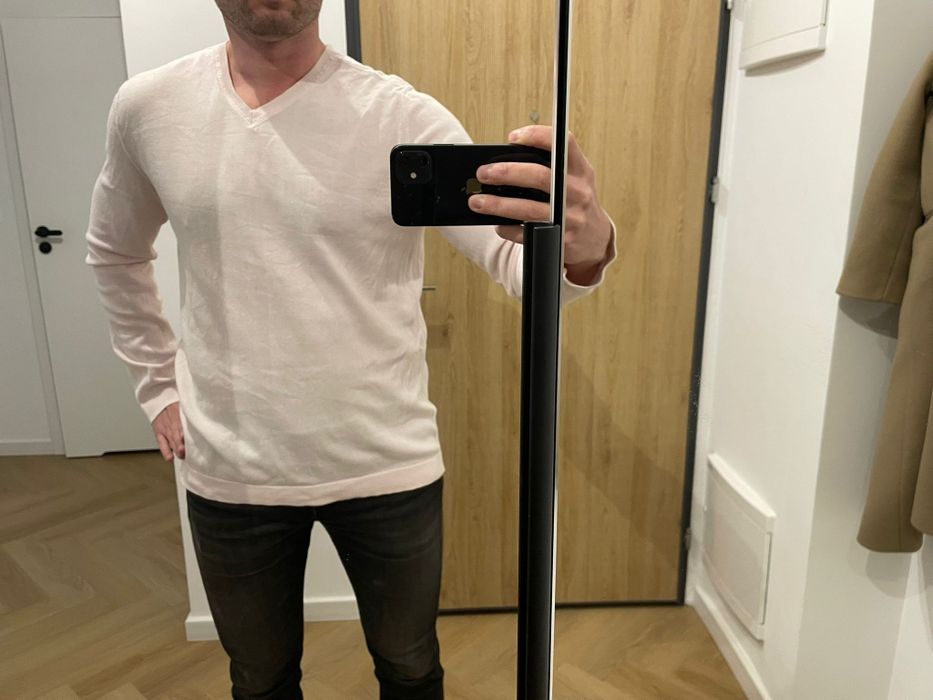 Męski sweter w serek Banana Republic rozmiar L