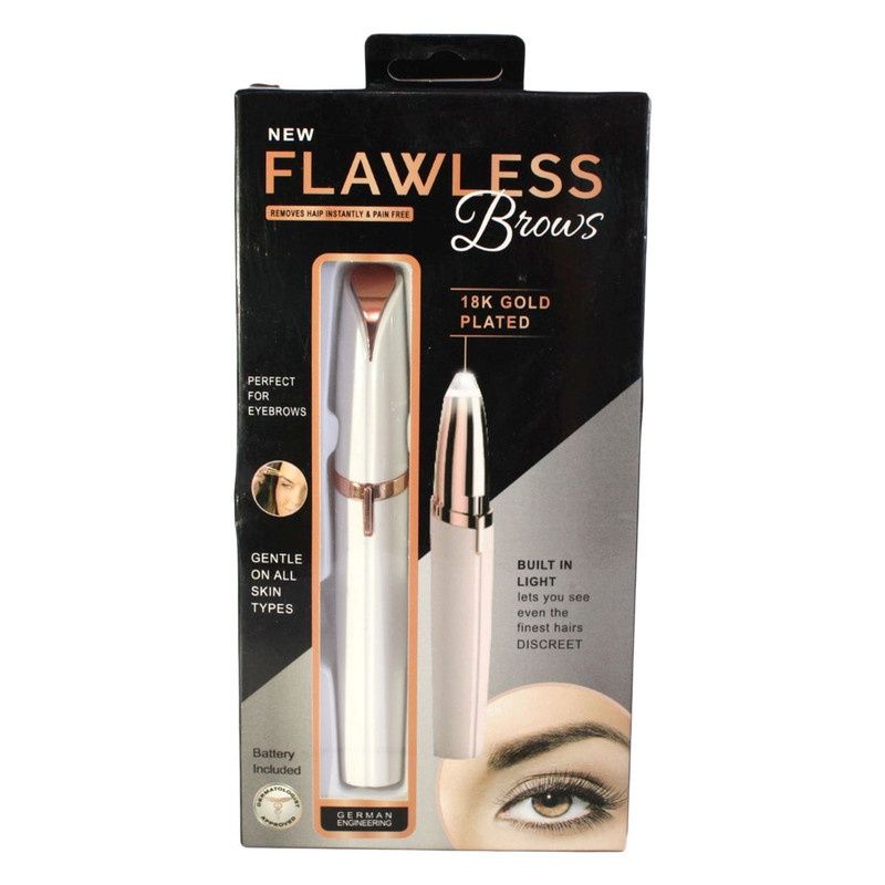 Sobrancelhas flawless brows 18k gold plated