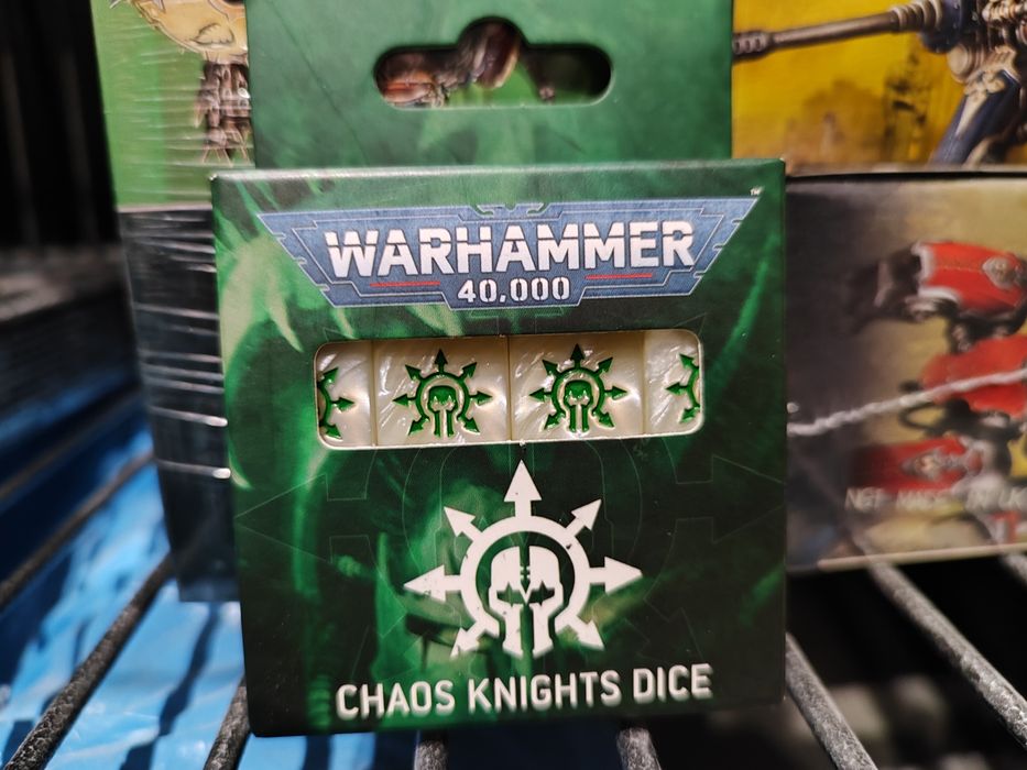 Warhammer 40000 Chaos Knight Dice - kostki
