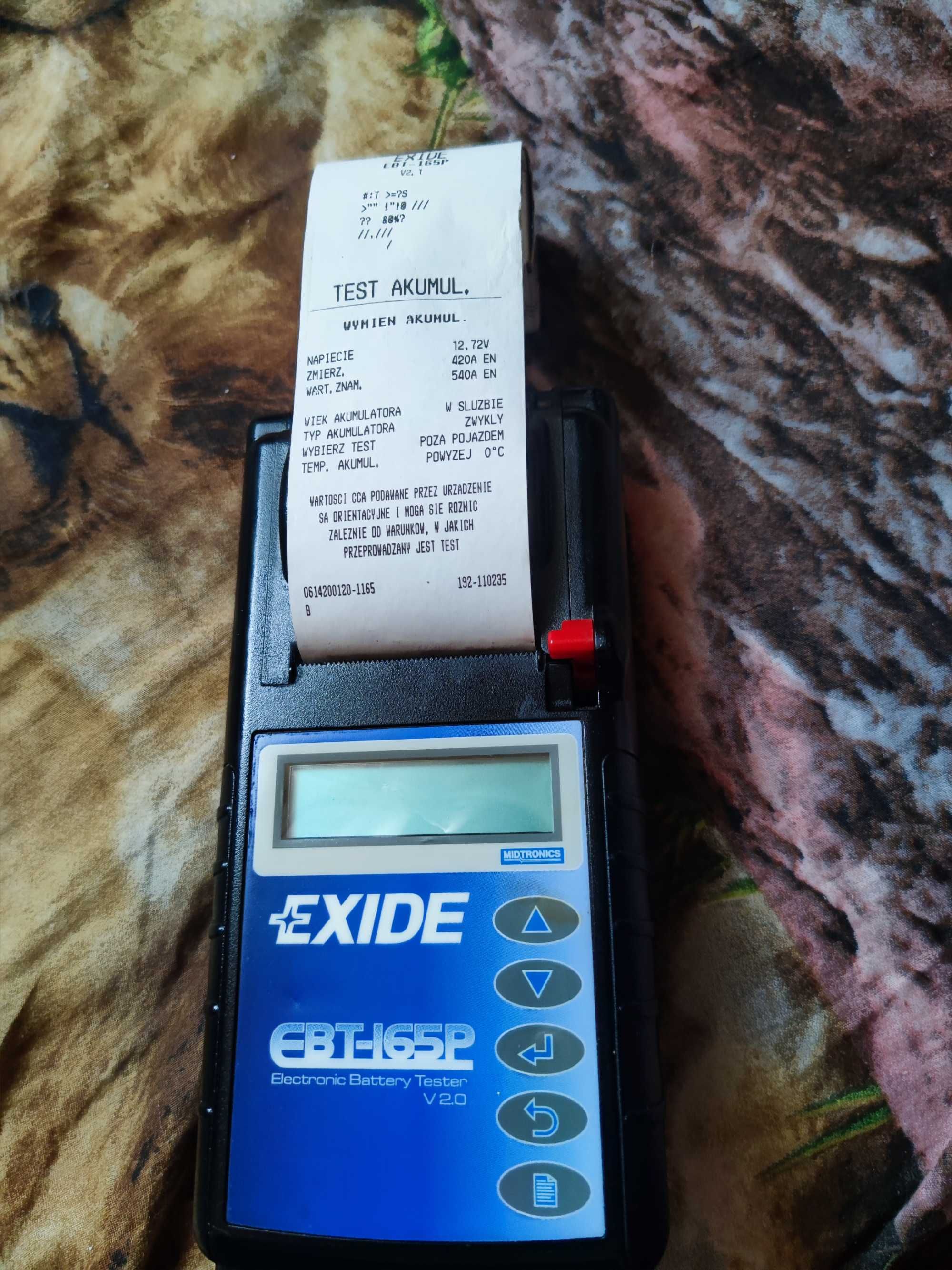 Tester Akumulatorów Midtronics EBT-165P EBT 165P Exide