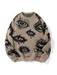 Sweter unisex Y2k opium oczy