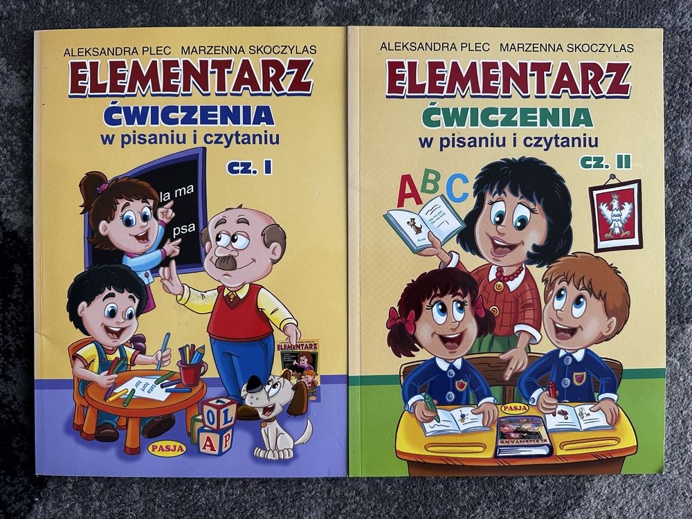 Elementarz ćwiczenia w pisaniu i czytaniu cz. I i II