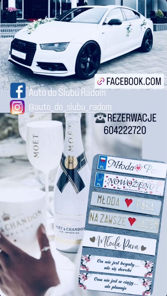 Auto do Ślubu * Audi A7 * Competition * Radom * Warszawa * S-Line