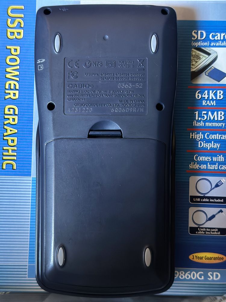 Calculadora Gráfica Cásio FX9860G SD