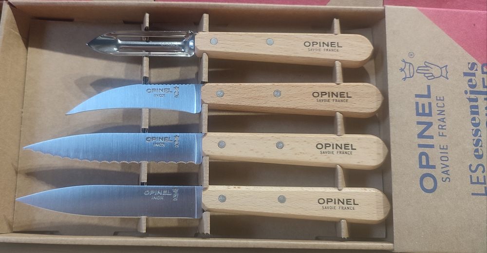 Набор ножи Opinel Les Essentiels Natural кухонные mora  дерево цвета