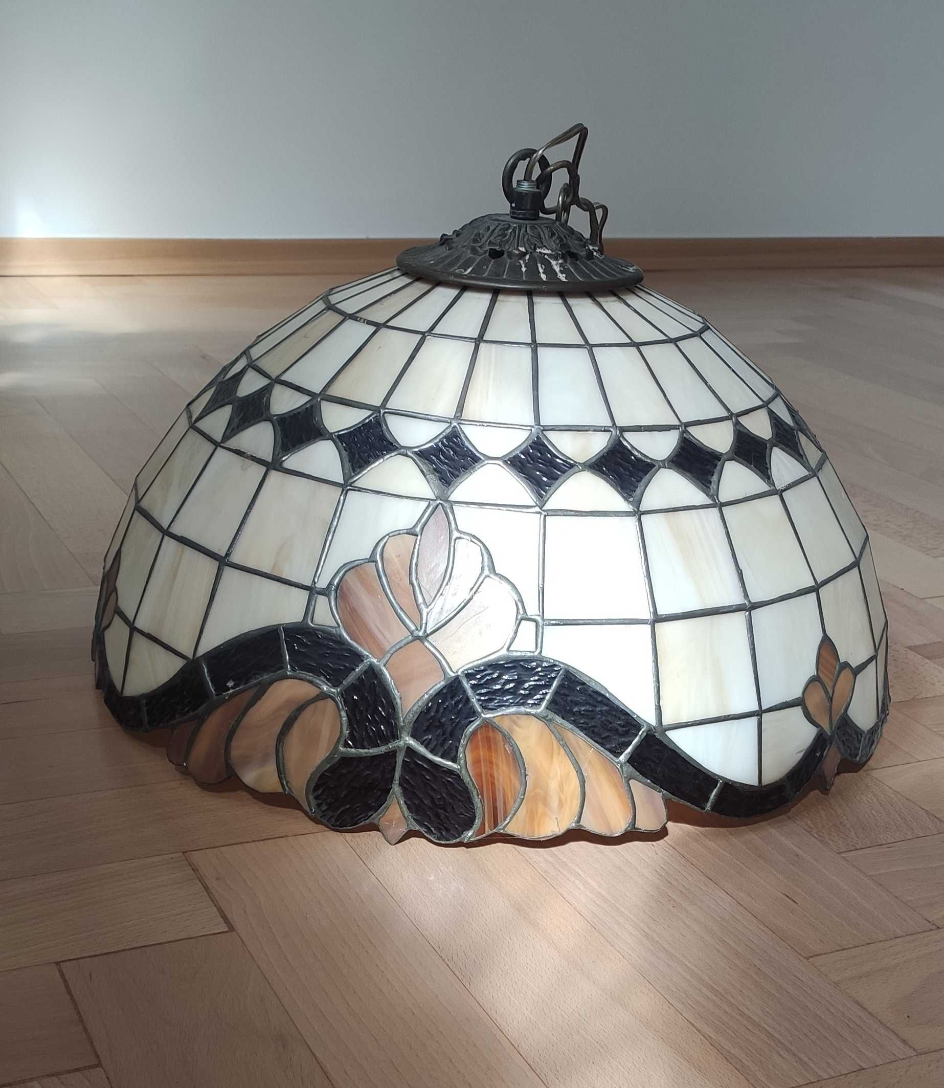 Lampa witrażowa vintage styl Tiffany