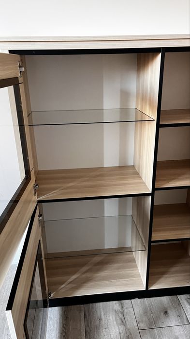 Witryna komoda dąb sonoma