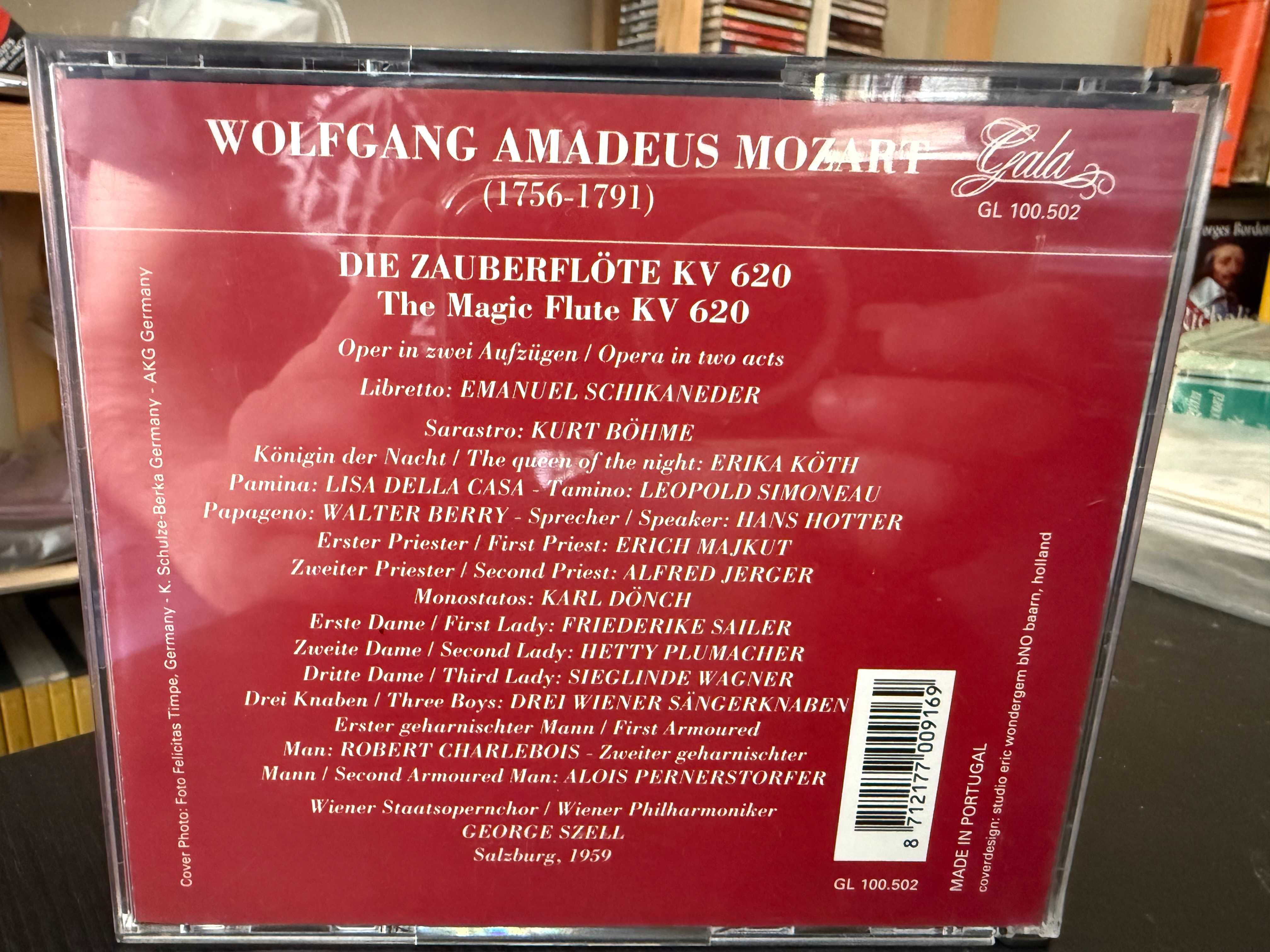 Mozart – Die Zauberflöte – Böhme, Köth, Berry, Della Casa – Szell