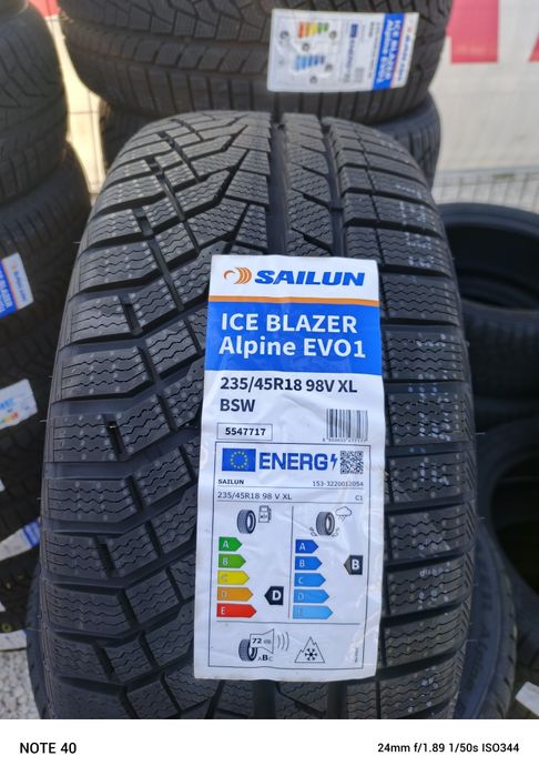 Nowe opony zimowe Sailun Ice Blazer Alpine Evo1 235/45/18 98V XL 25r
