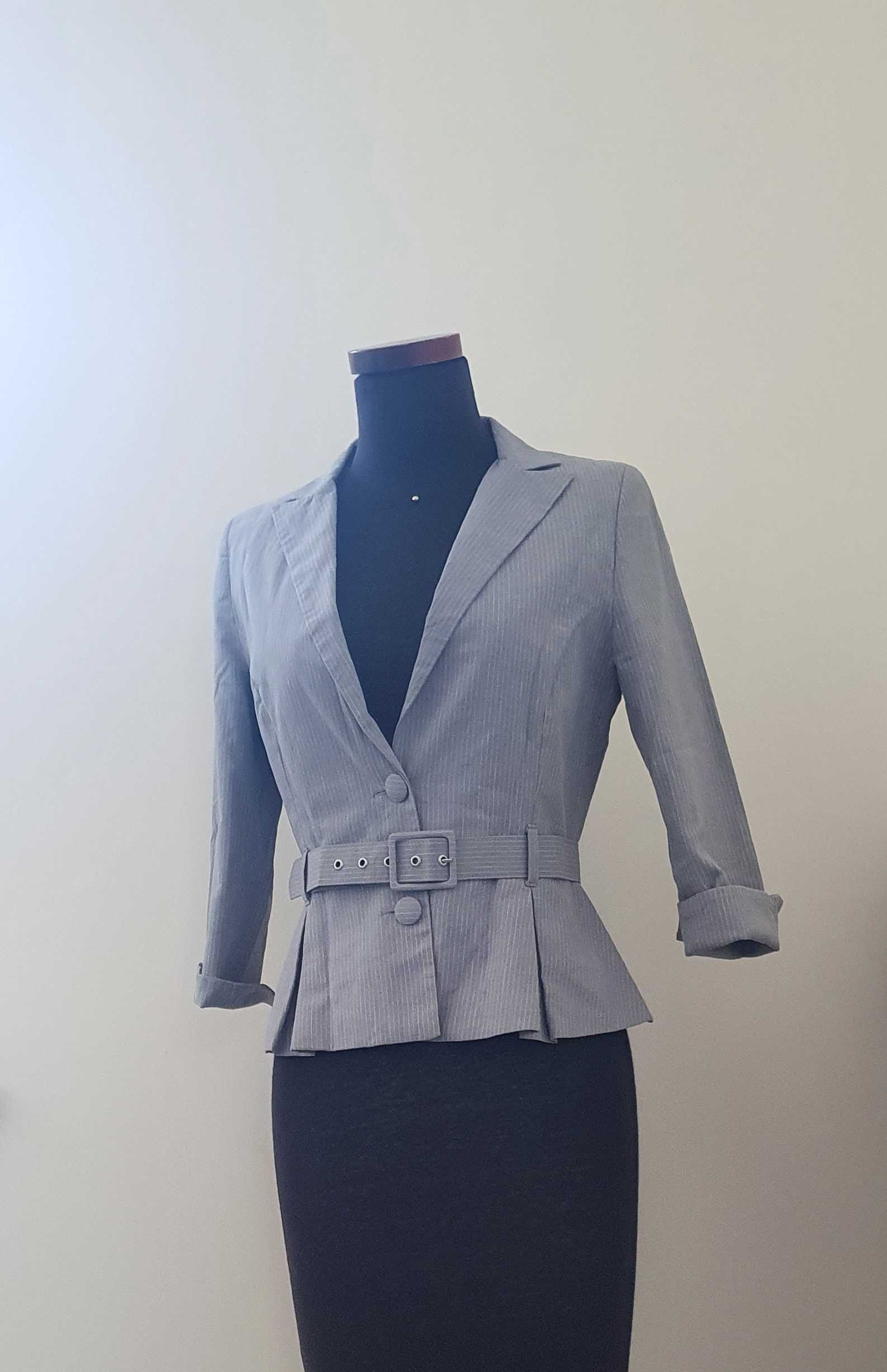 Nowy żakiet marynarka 34 36 38 XS S M ORSAY podszewka 7/8 rękaw