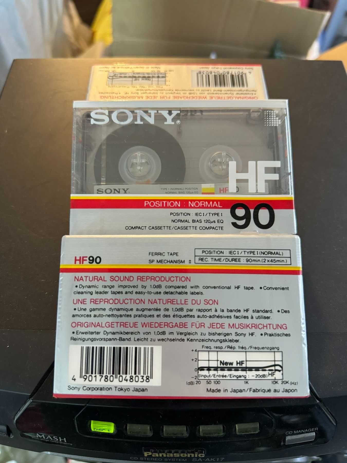 Аудиокассеты SONY  HF 90.