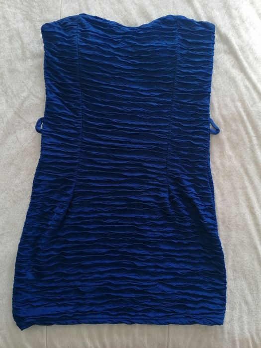 Vestido azul de cerimónia Tamanho S