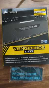 Corsair Vengeance 32Gb 2x16Gb 3000Mhz DDR4 CL16 LED Branco