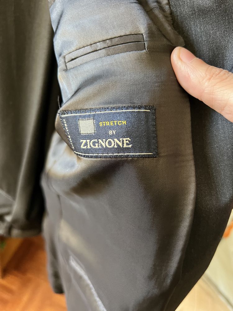 Fato homem cinzento escuro lã