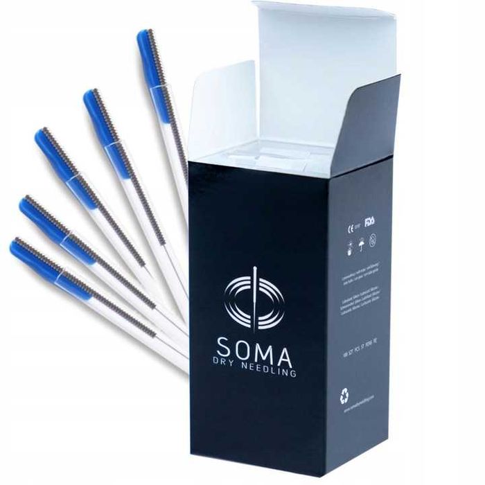 Igły do akupunktury do sucha igła SOMA 100szt z prowadnicą 0,30x40mm