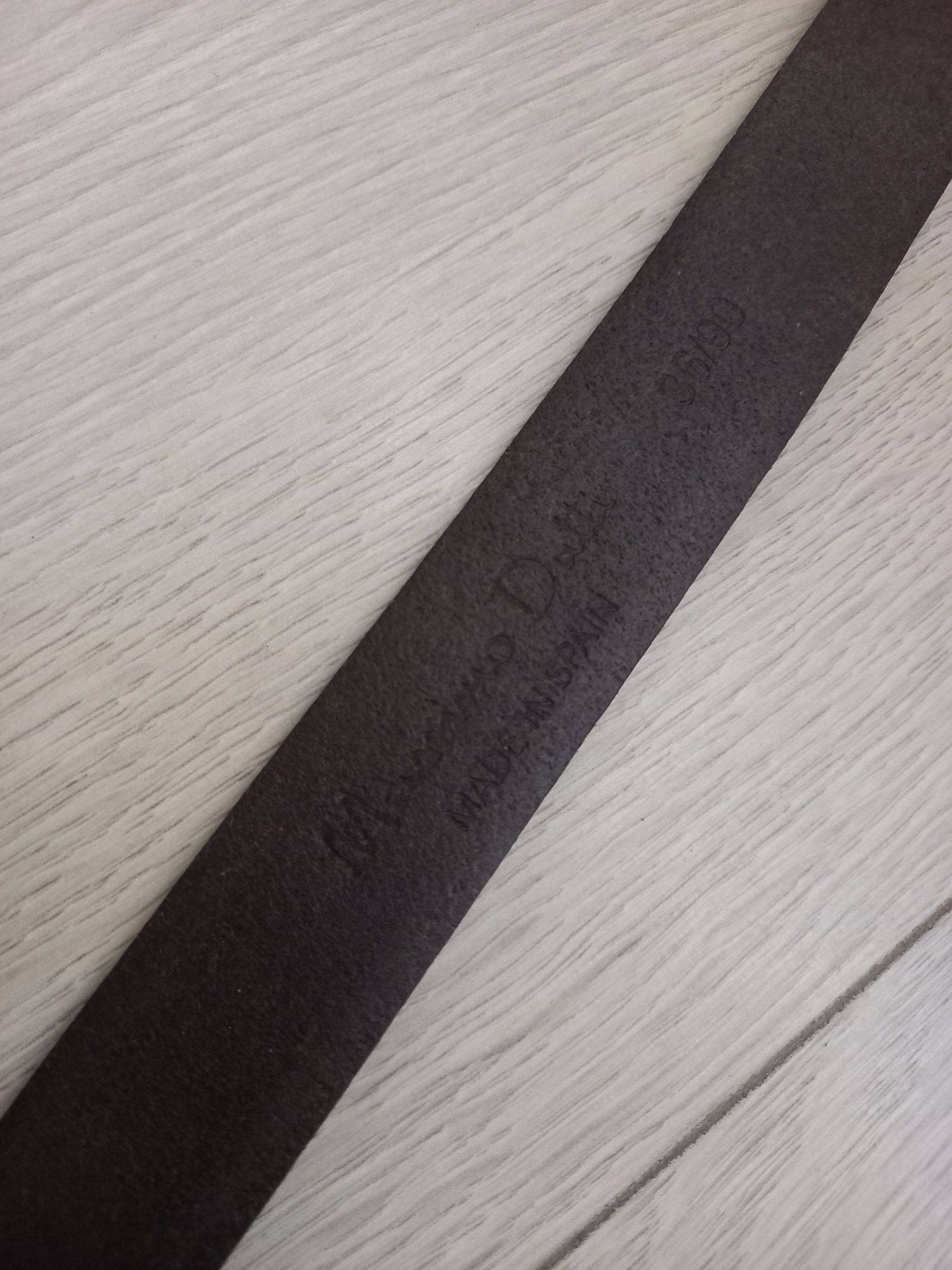Пояс Massimo Dutti шкіряний коричневый