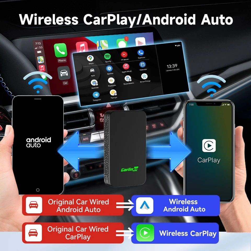 CarLinKit 2air - Adapter do bezprzewodowego CarPlay/Android Auto