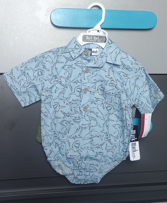Elegancki wizytowy Komplek Body 6/9 Miesięcy NOWE Na Święta