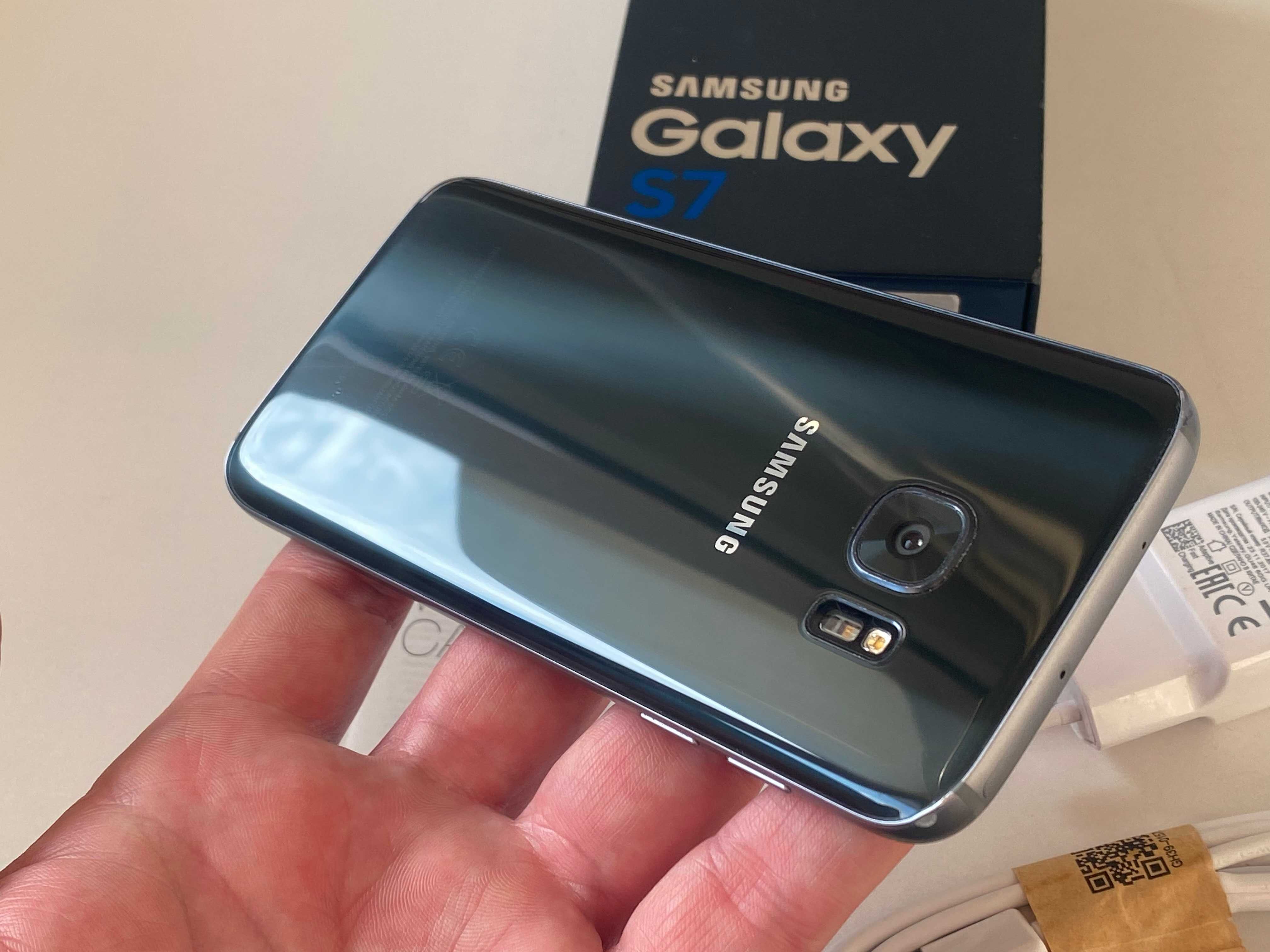 Telefon SAMSUNG GALAXY S7 ZADBANY 100% SPRAWNY lte nfc komplet gwaranc