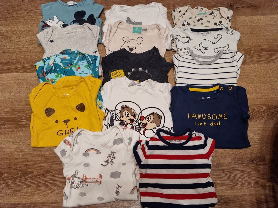 Zestaw, paka ubranek dla chlopca w rozmiarze 68