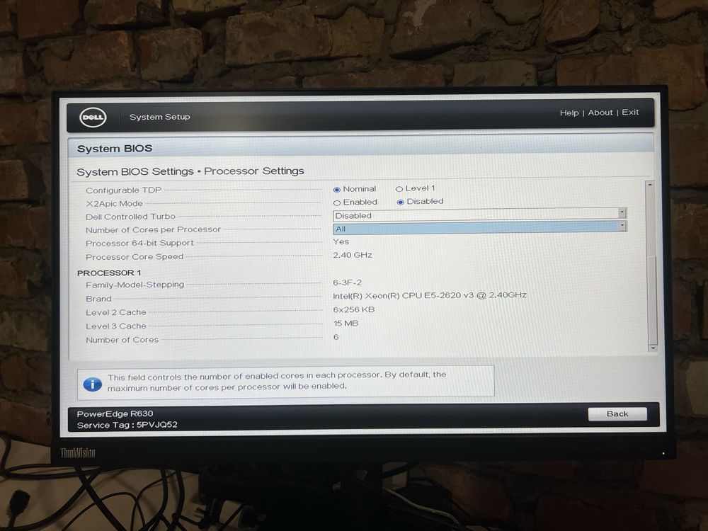 Сервер Dell PowerEdge R630. XEon E5-2620 v3