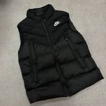 NIKE 2025 Мужская безрукавка жилетка жилет черный весенний унисекс