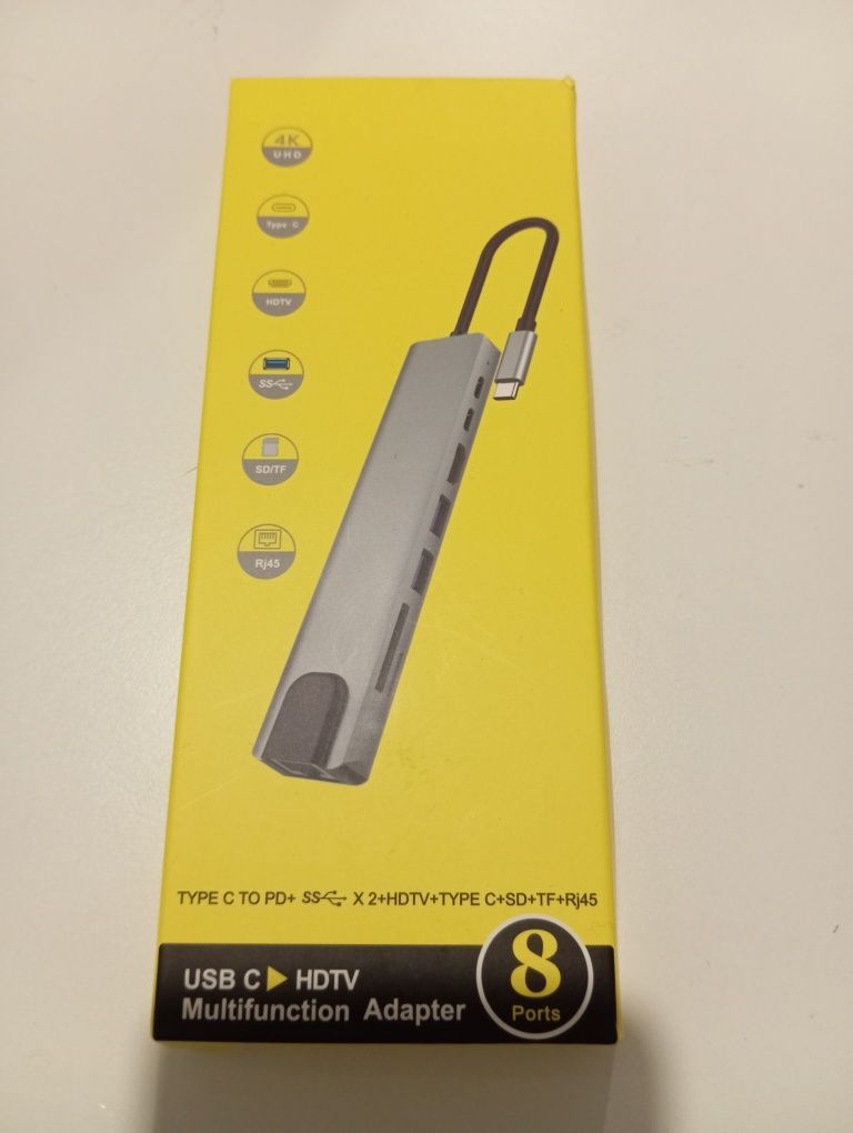Adaptador 8 in 1 Type-C