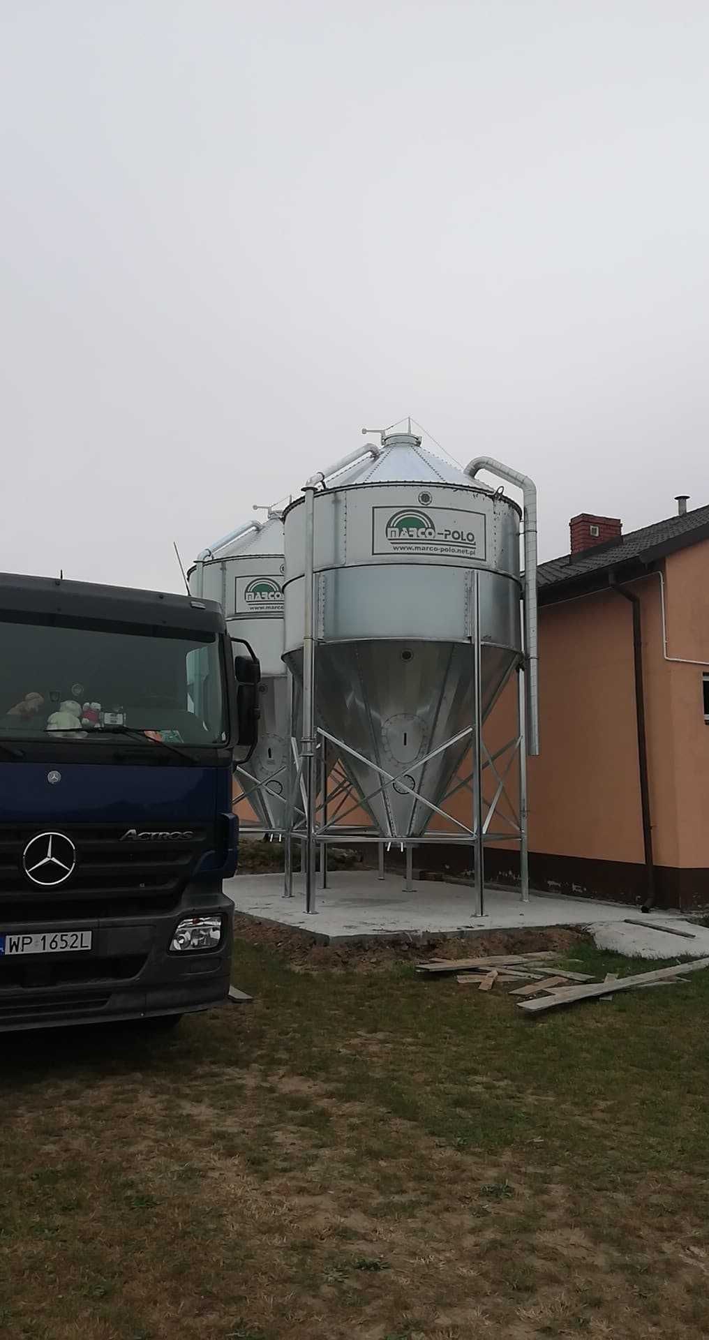 Silos 9 t 12 t 15 t 20 t 25 t 30 t 38t Nowe zbożowy paszowy Marco Polo