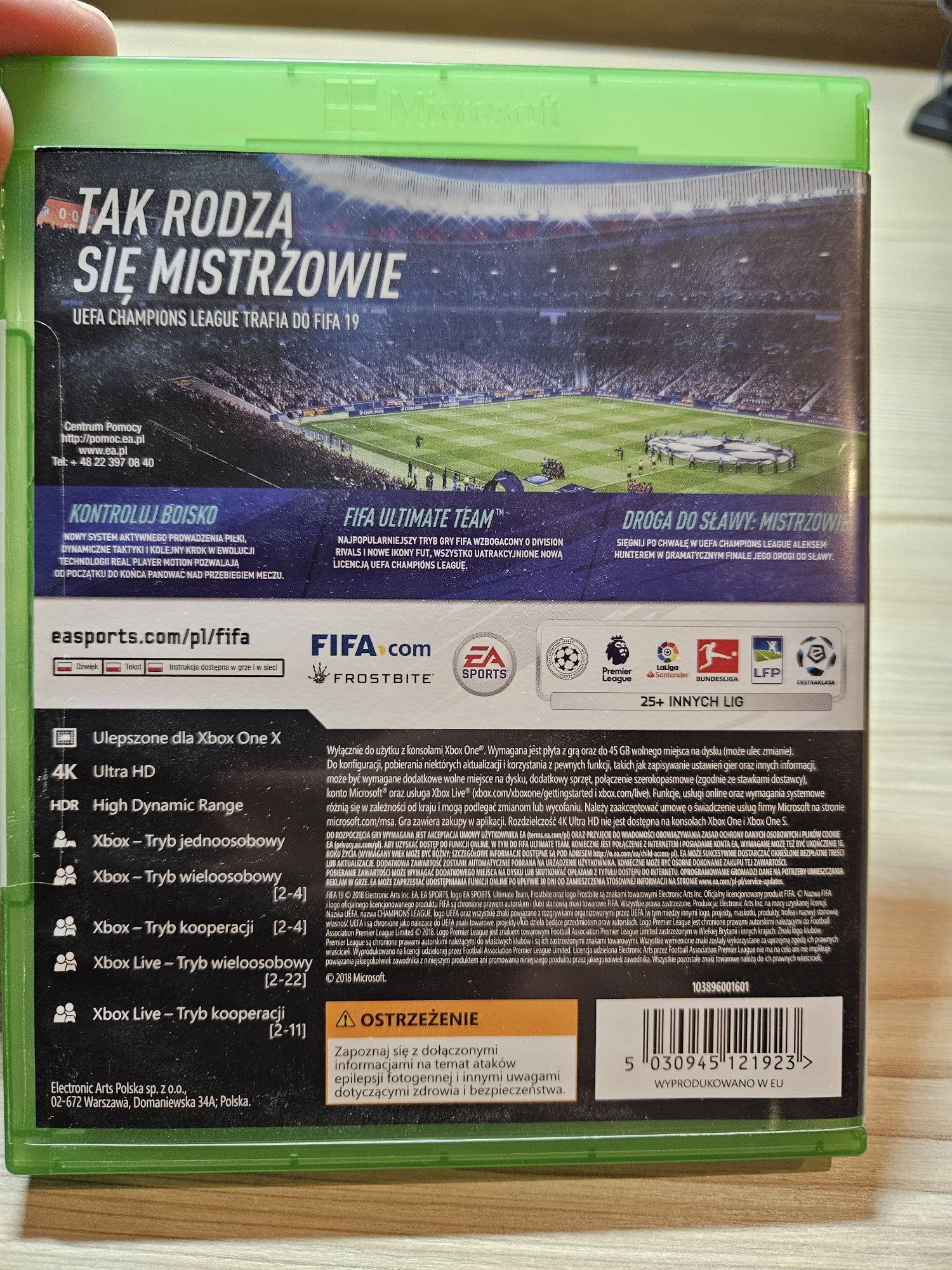 Gra Fifa 19 xbox one