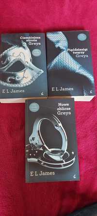 E.L James zestaw 3 książek