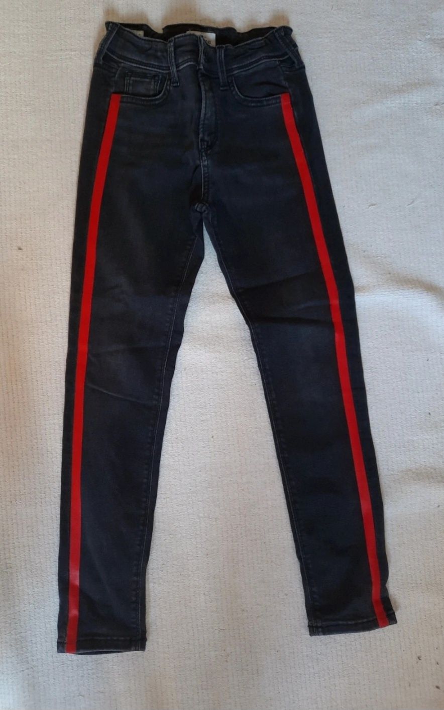 Calças skinny Pepe Jeans, com risca vermelha