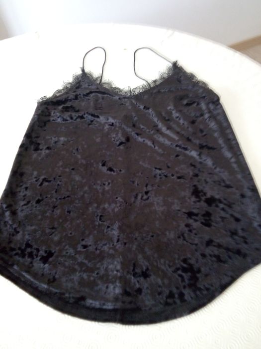 Tope preto aveludado