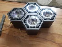 lampa plafon antracyt 4 płomienny Espresso 1607